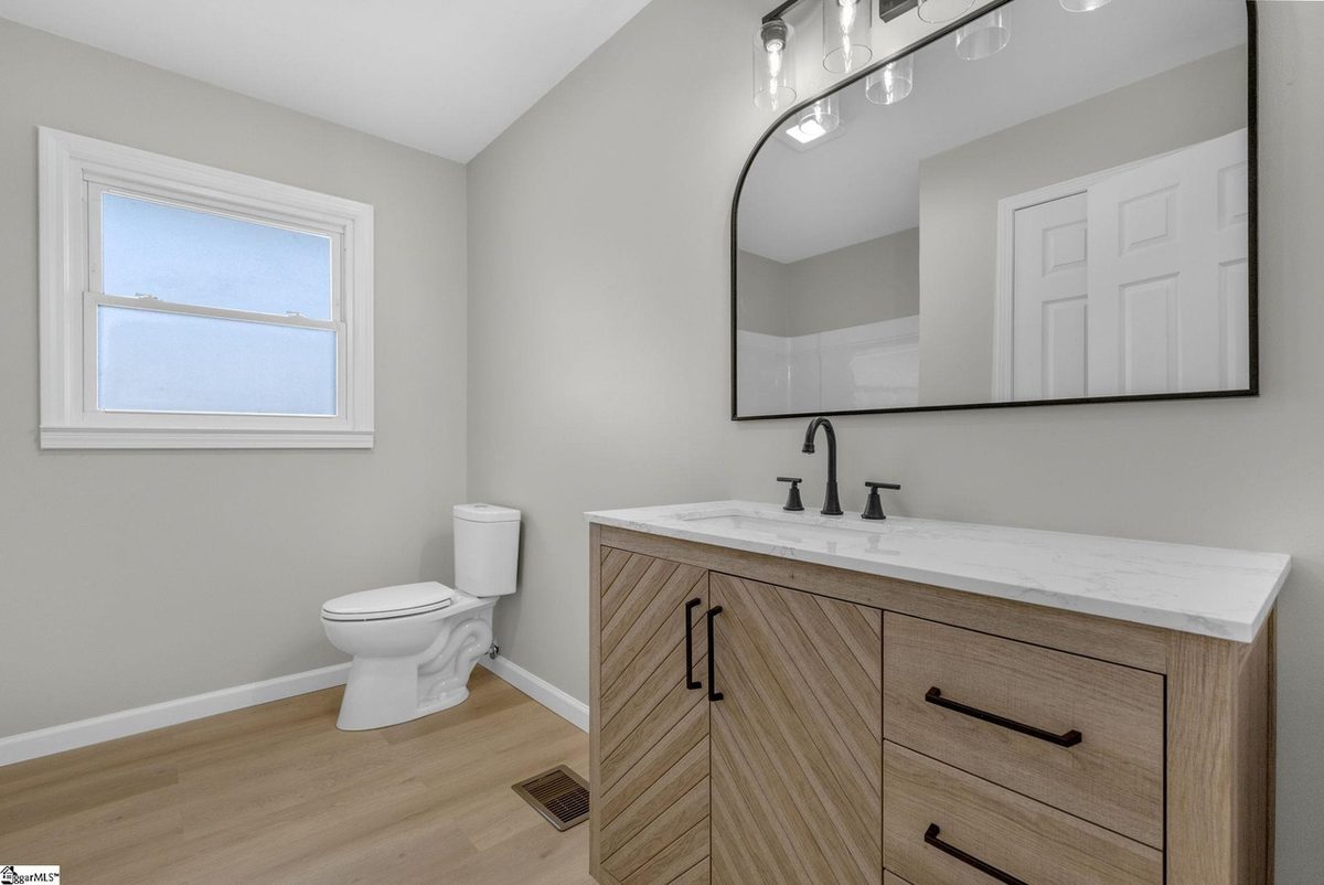 Anderson SC bathroom after renovation by Elevation Home Partners
